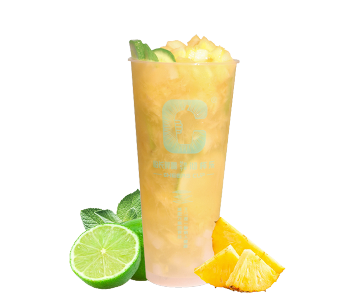 暴打香柠凤梨茶