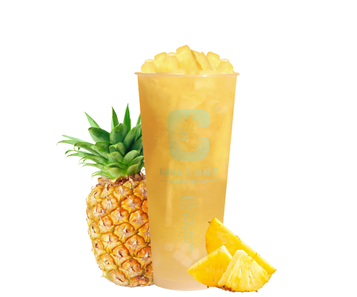 黄金凤梨啵啵茶